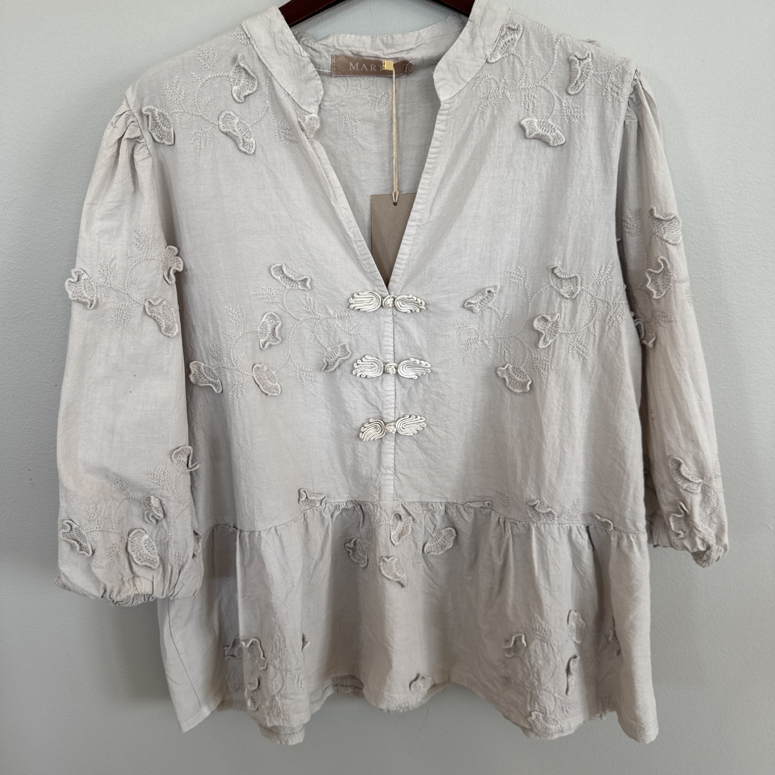 MARTA - SAFIYA BLUSE BEIGE