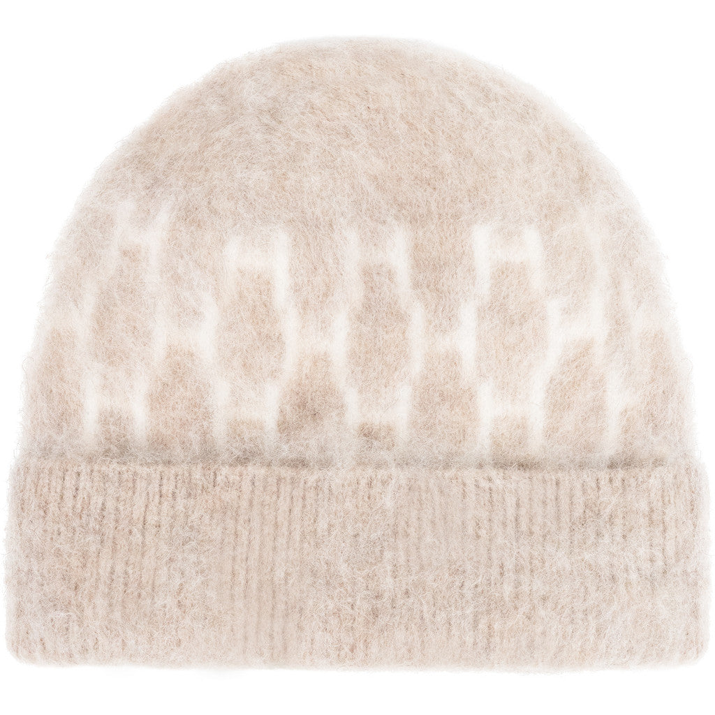 HÉST - GERA BEANIE LIGHT BROWN MELANGE