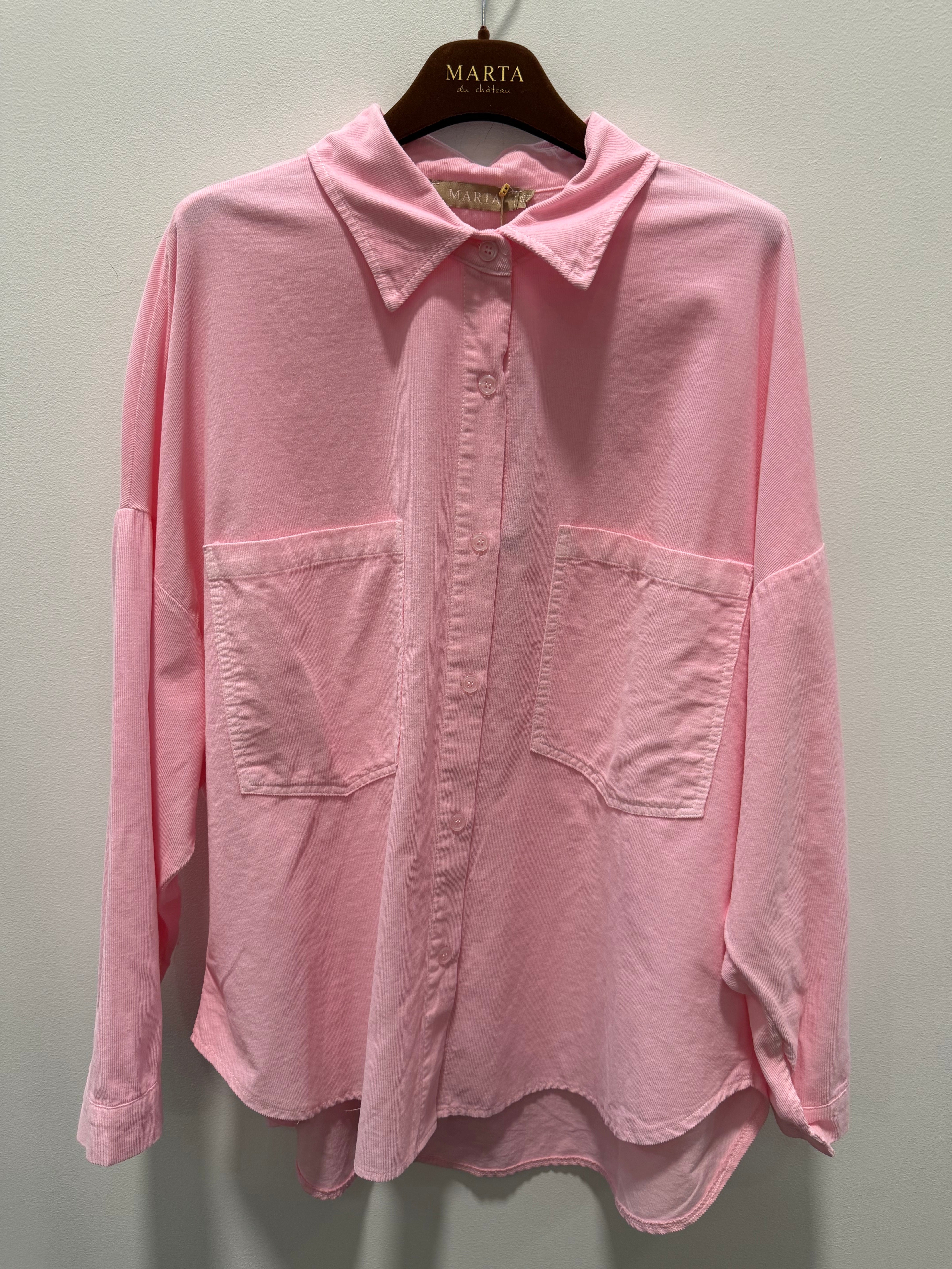 MARTA - COLINE FLØJLS SKJORTE PINK