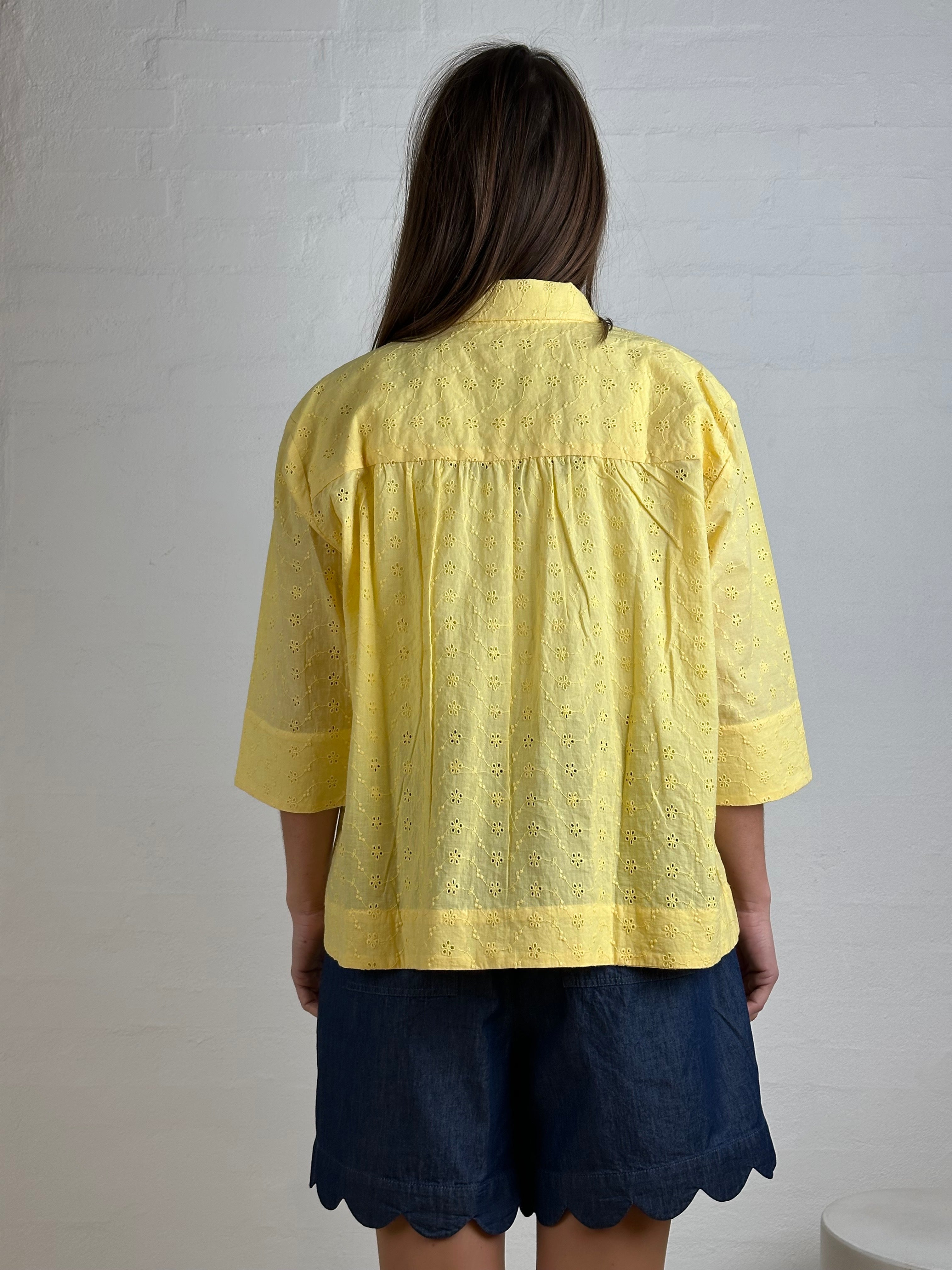 GASPAR - PORTO BRODERI ANGLAISE YELLOW