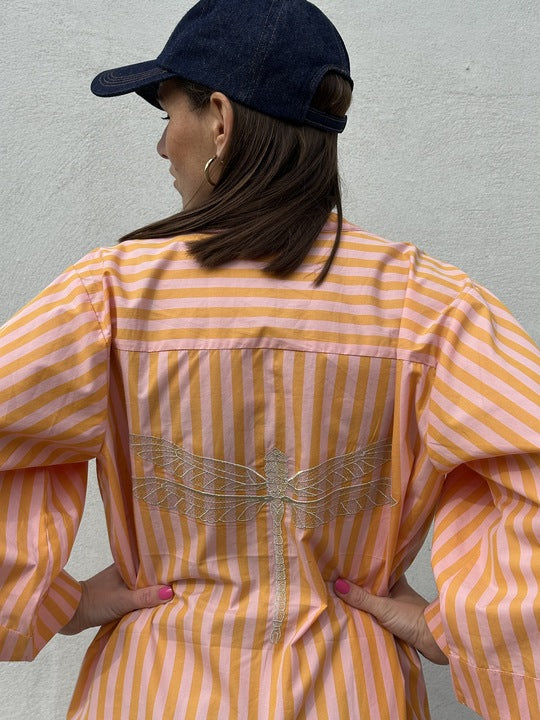 GASPAR - MUMBAI POPLIN KJOLE ROSE