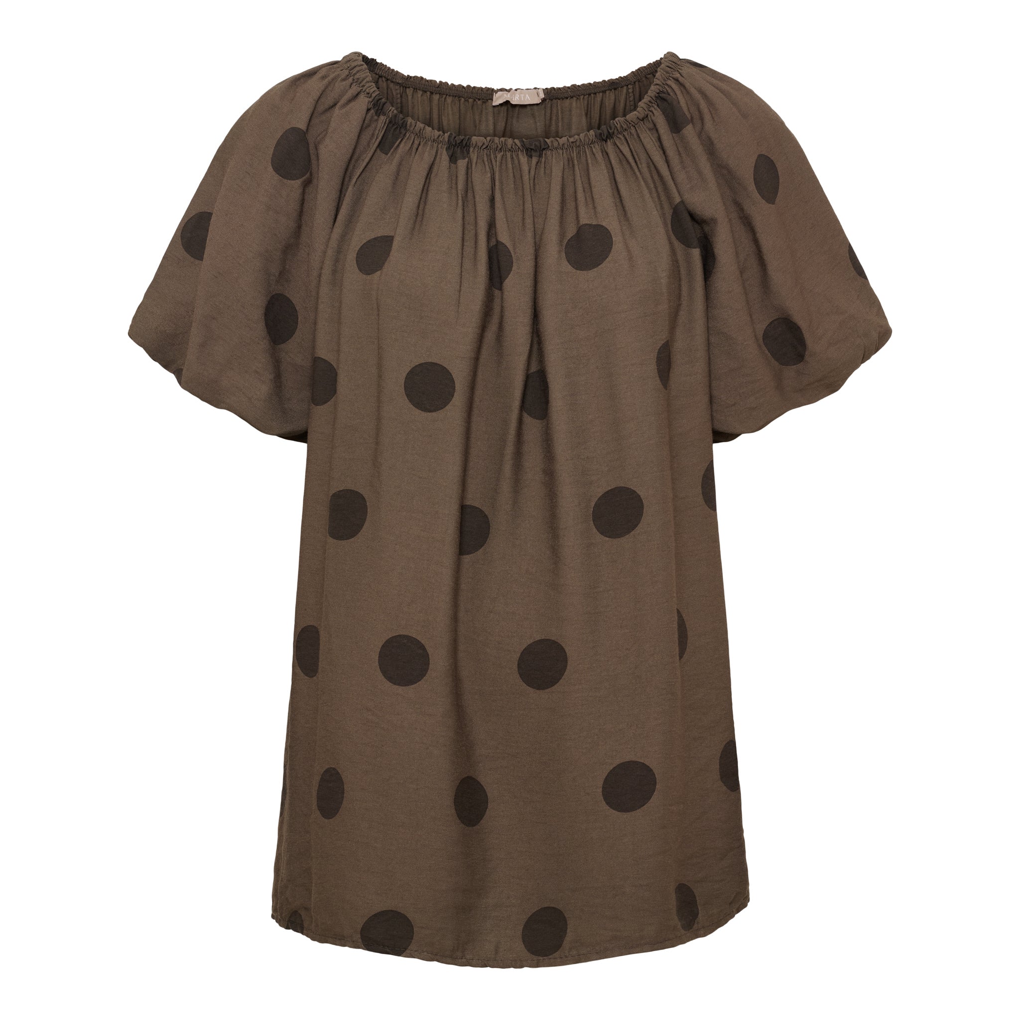 MARTA - LUCIANA BLUSE BROWN