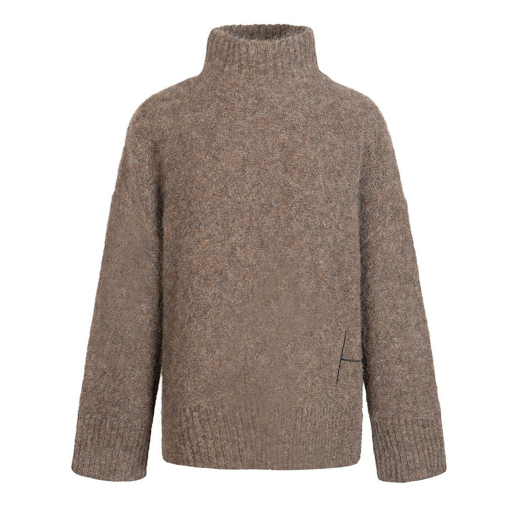 HÈST - NOELLE SWEATER BROWN