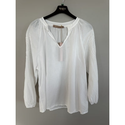 MARTA - SEVINA BLUSE OFF WHITE