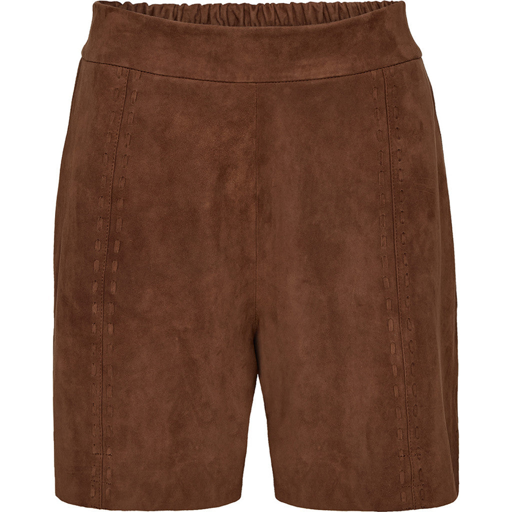 DEPECHE - JULIA RUSKIND SHORTS WOOD