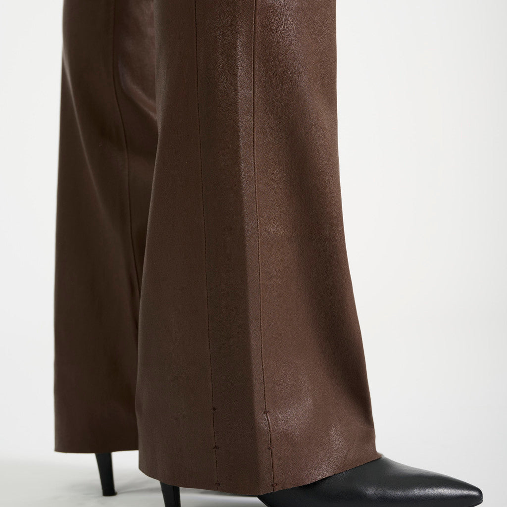 DEPECHE - KIRI BOOT CUT BUKS CHESTNUT