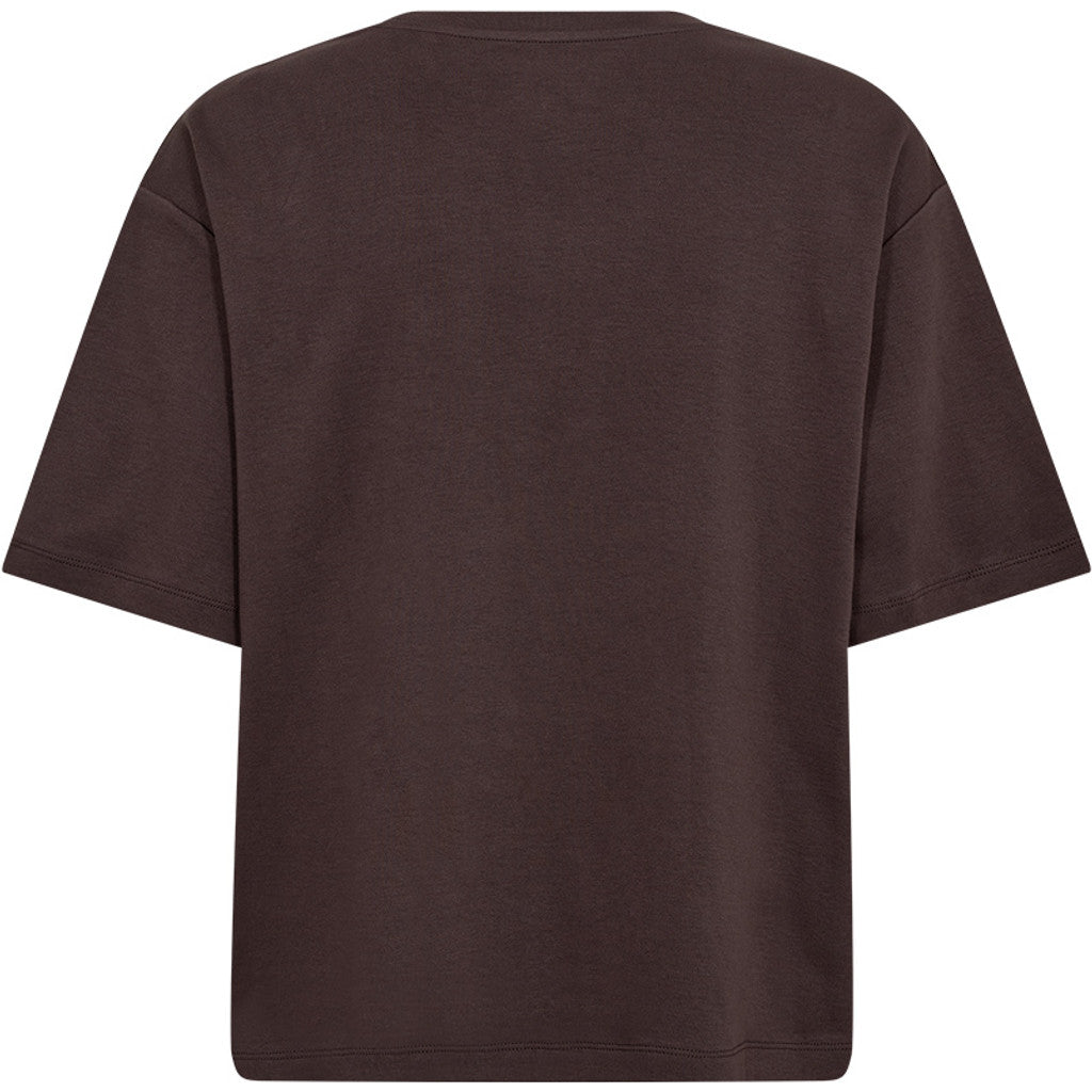 ATELIER TAKTIL - PARIS LOGO T-SHIRT ESPRESSO BROWN