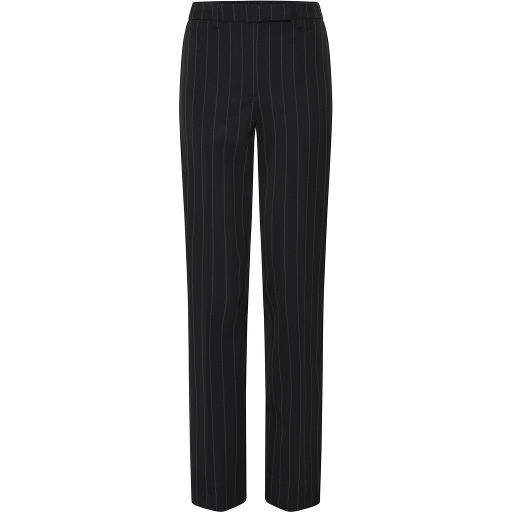 BRUUNS BAZAAR - CIGGA BUKSER BLACK PINSTRIPE