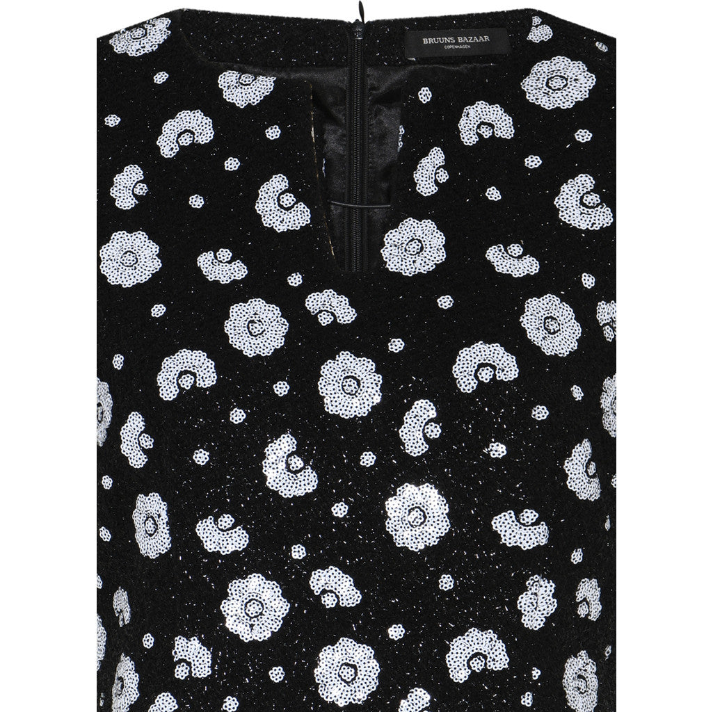 BRUUNS BAZAAR - SILJA KJOLE SORT/HVID
