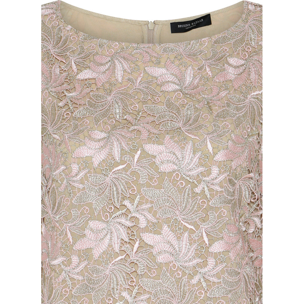 BRUUNS BAZAAR - KEIRA KJOLE ROSE GOLD FLOWER