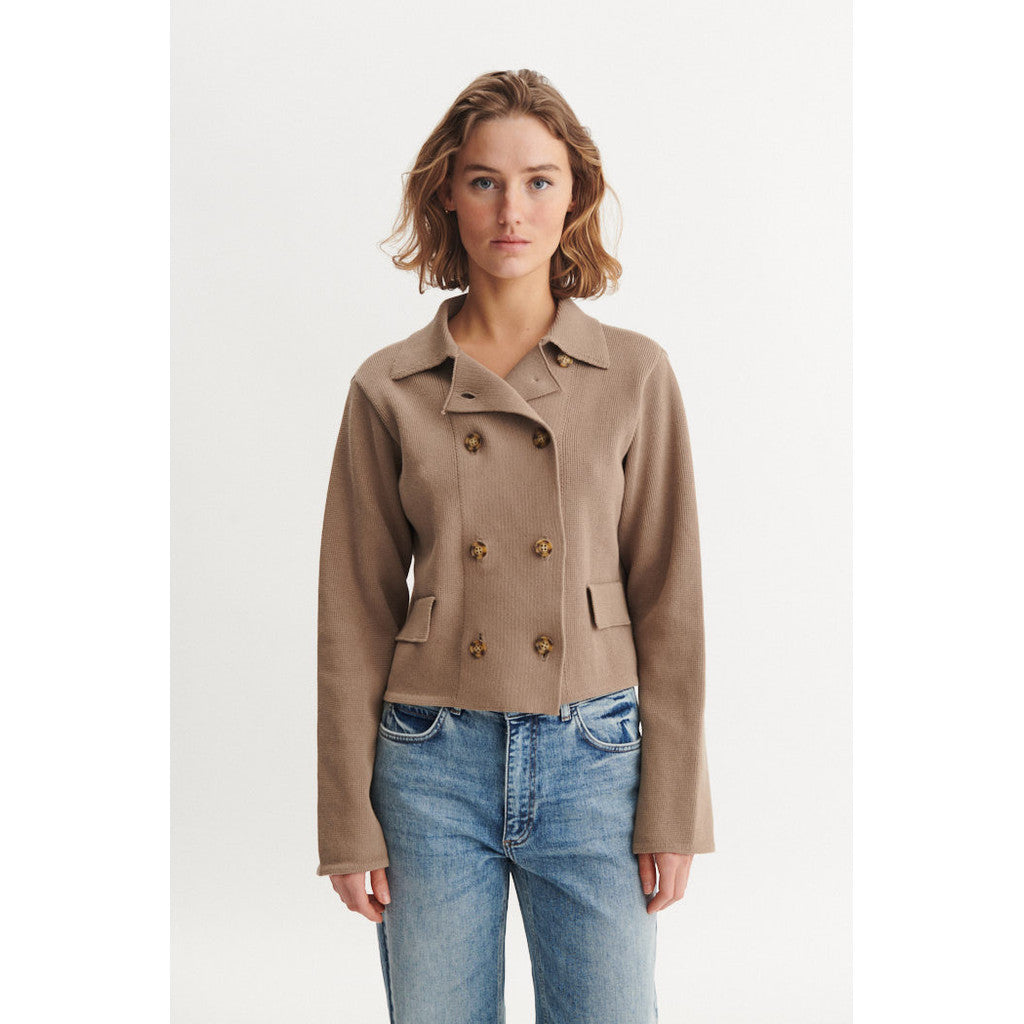 BASIC APPAREL - MIMA JAKKE GREIGE