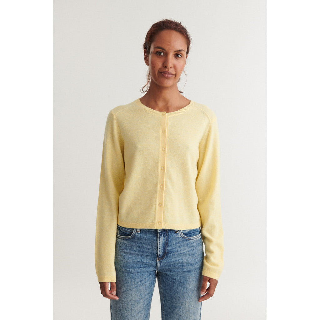 BASIC APPAREL - SELEM CARDIGAN SUNLIGHT