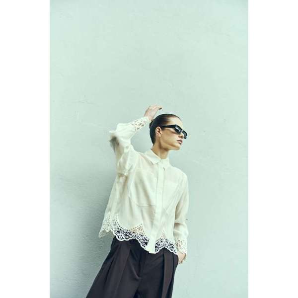COPENHAGEN MUSE - MOLLY SKJORTE JET STREAM