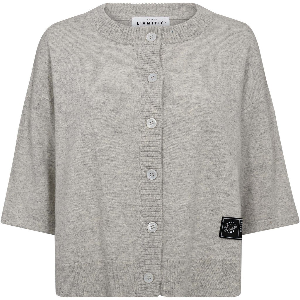 HAUTE LÁMITE - CASH CARIDGAN PEARL MELANGE