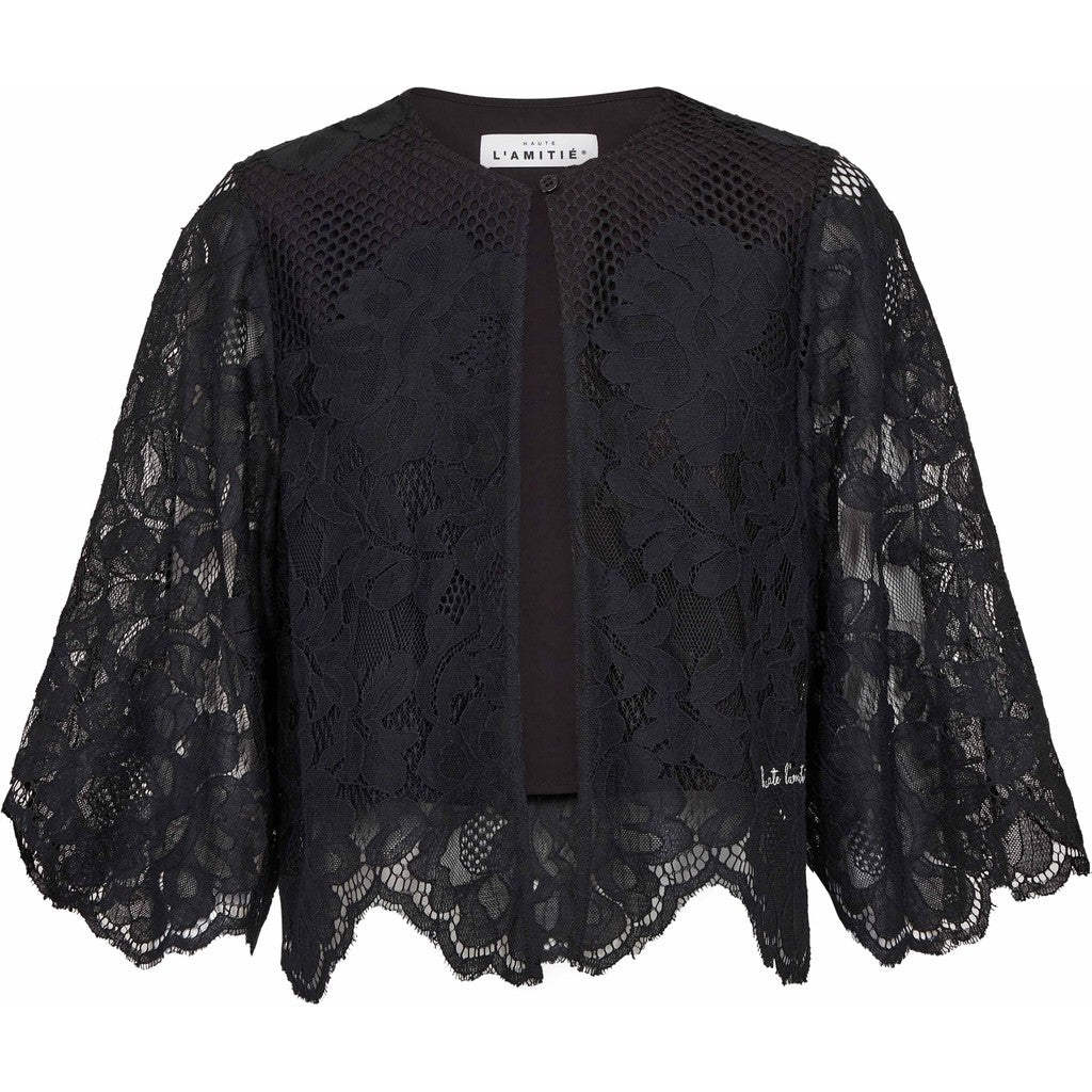 HAUTE L'AMITE - CURVEY LACE BOLERO SORT