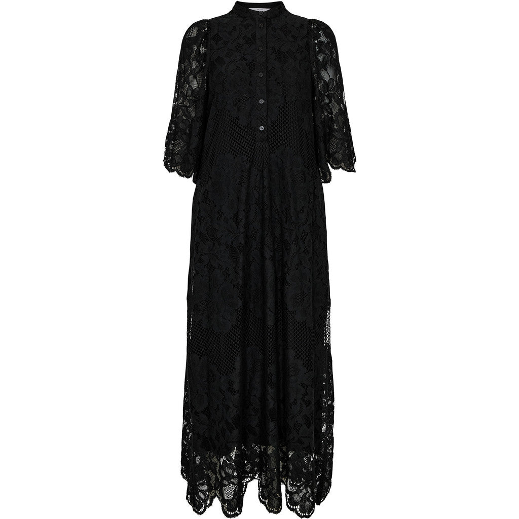 HAUTE L'AMITE - CURVEY LACE KJOLE SORT