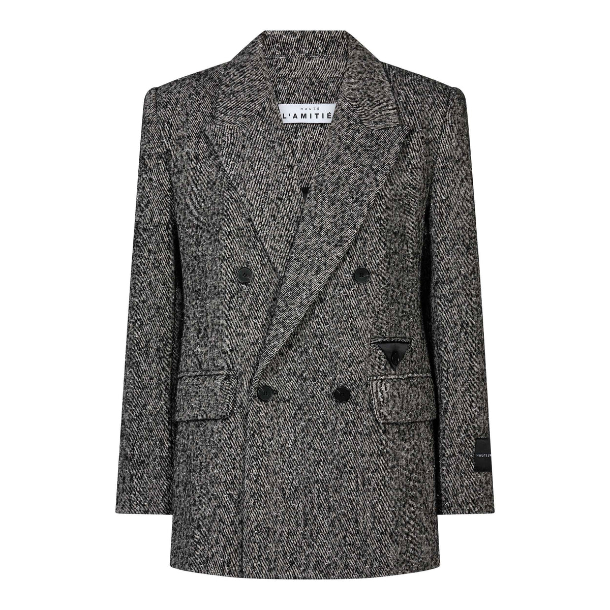 HAUTE L'AMITIÉ - GLIMPSE POCKET BLAZER SILVER