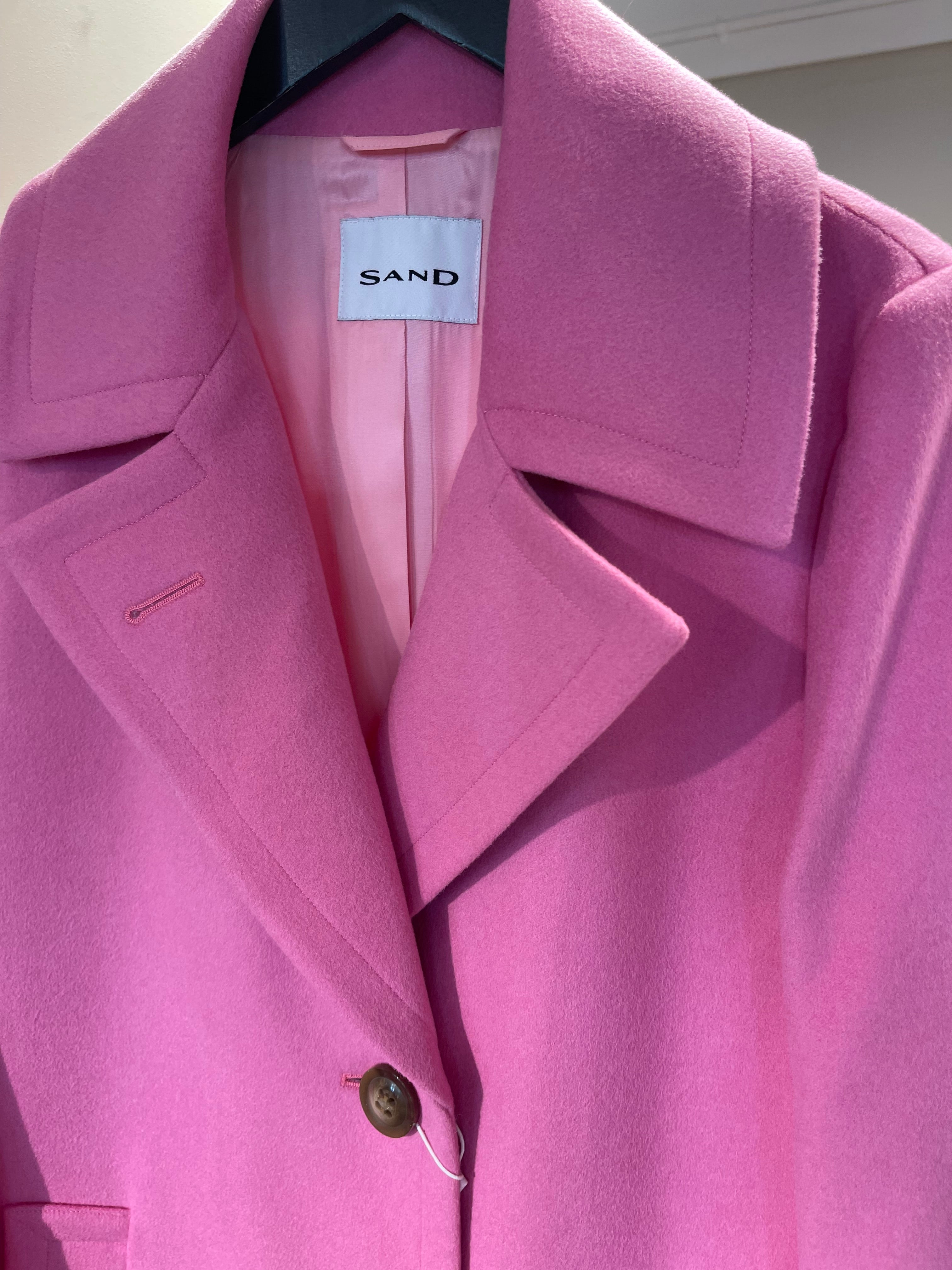 SAND COPENHAGEN - CLARETA LONG COAT PINK