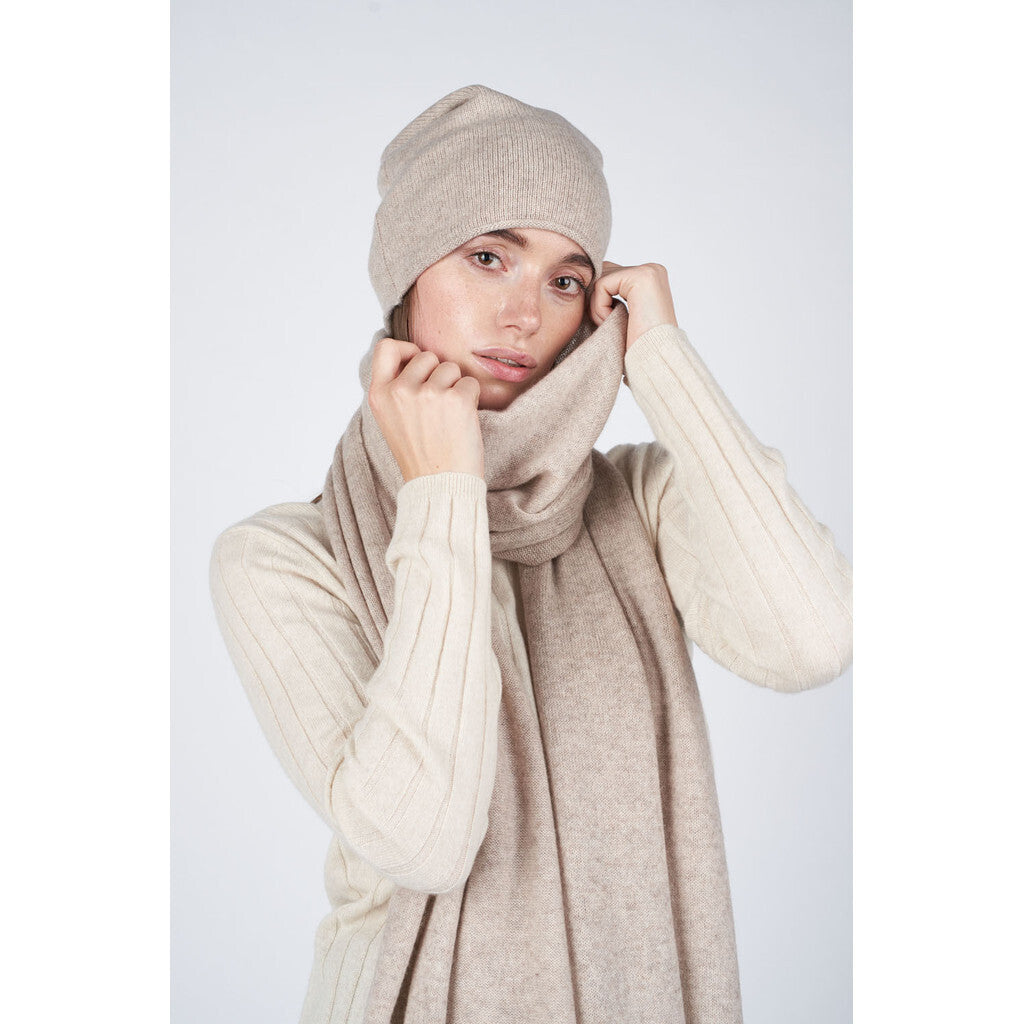 O'TAY - JOSEFINA TØRKLÆDE BEIGE MELANGE