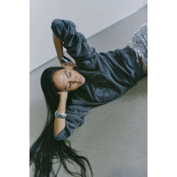 COPENHAGEN MUSE - ROCO SWEATSHIRT DARK GREY MELANGE