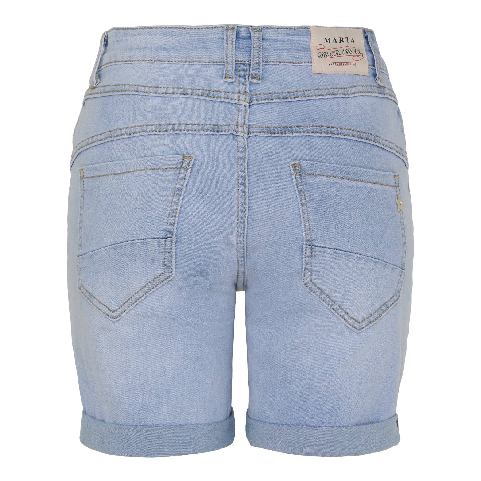 MARTA - SIMONA DENIM SHORTS LIGHT DENIM