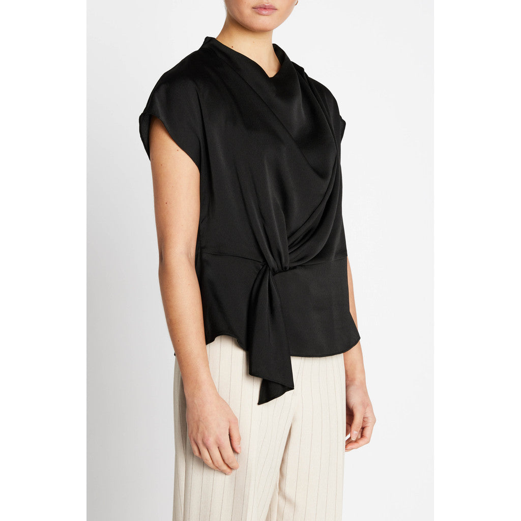 BRUUNS BAZAAR - TINJA BLUSE SORT