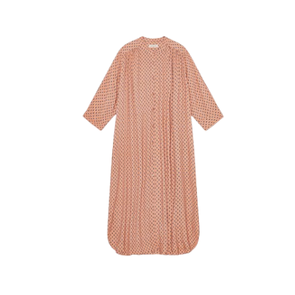 MOSHI MOSHI - LAURELLA SKJORTEKJOLE PEACH/BLUE