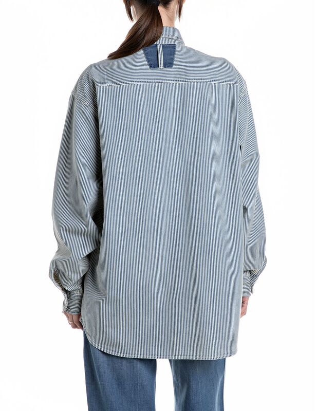 REPLAY - DENIM JAKKE STRIPE