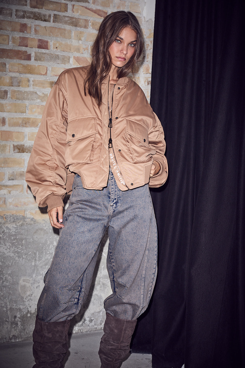 HAUTE L'AMITIE - FLIP BARREL JEANS GREY