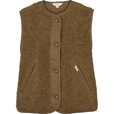BASIC APPAREL - IDA VEST CAPERS GREEN