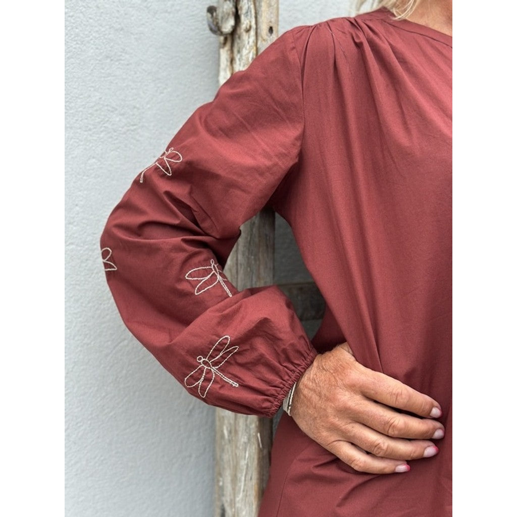 GASPAR - DALLAS KJOLE BORDEAUX