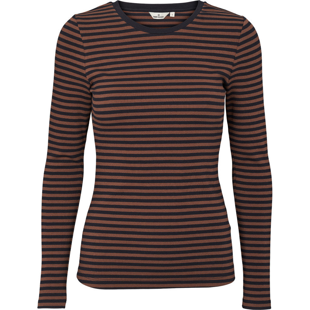 BASIC APPAREL - LUDMILLA T-SHIRT CARAFE/SORT