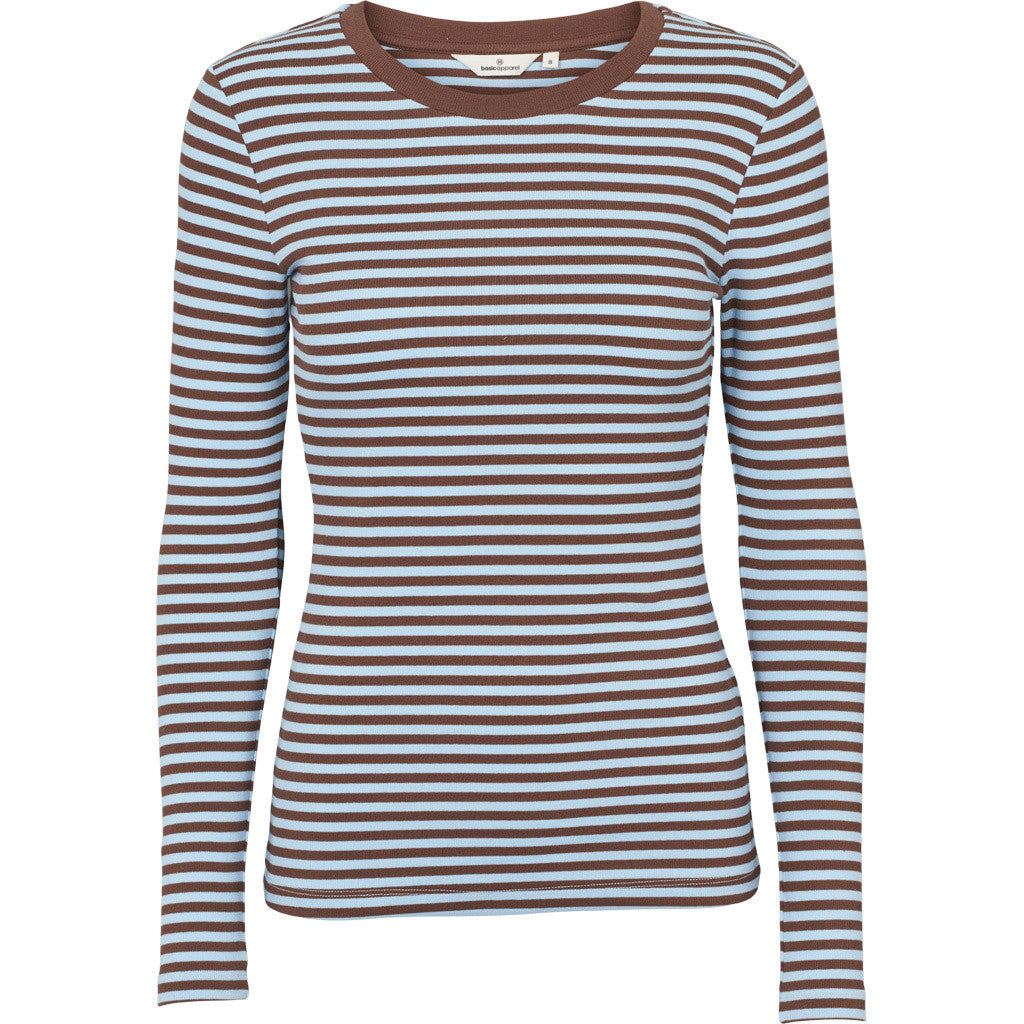 BASIC APPAREL - LUDMILLA T-SHIRT CARAFE/DUTCH CANAL