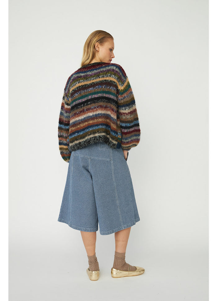 DAWN X DARE - GABI MULTI STRIPE DARK MULTI