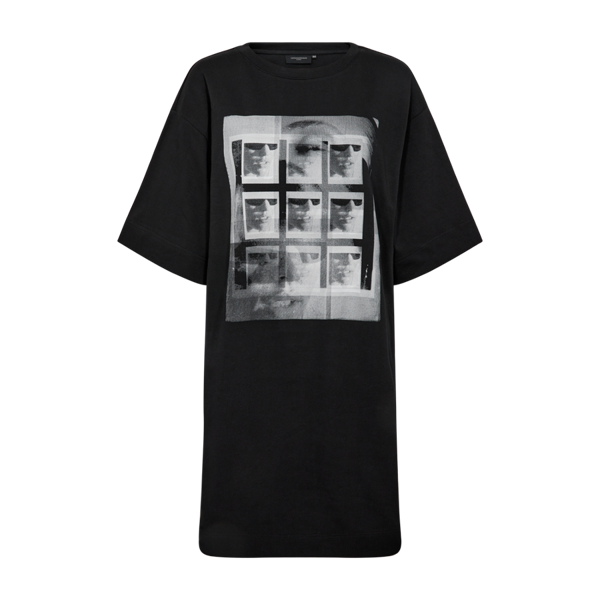 COPENHAGEN MUSE - MUSE T-SHIRT KJOLE SORT