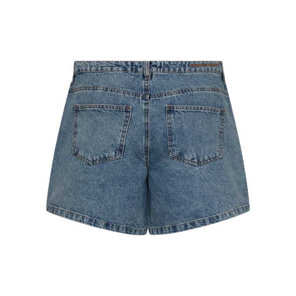 FREEQUENT - KALIA DENIM SHORTS MEDIUM BLUE