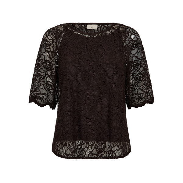 FREEQUENT - MALLY LACE BLUSE MOLE
