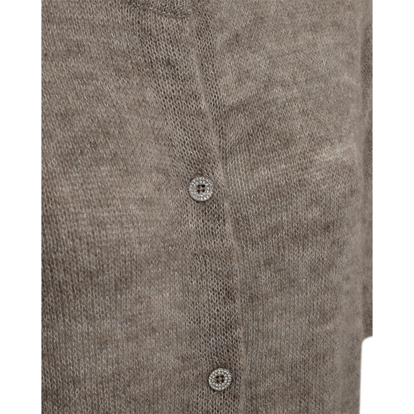 FREEQUENT - DIDO CARDIGAN DESERT TAUPE MELANGE