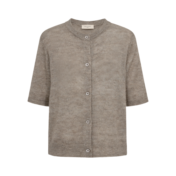 FREEQUENT - DIDO CARDIGAN DESERT TAUPE MELANGE