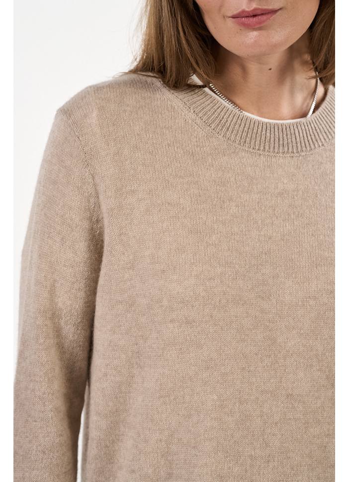 O'TAY - LACE BLUSE MINK