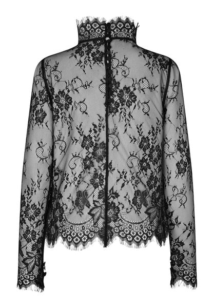 DEA KUDIBAL - CHRISTAL LACE BLUSE SORT