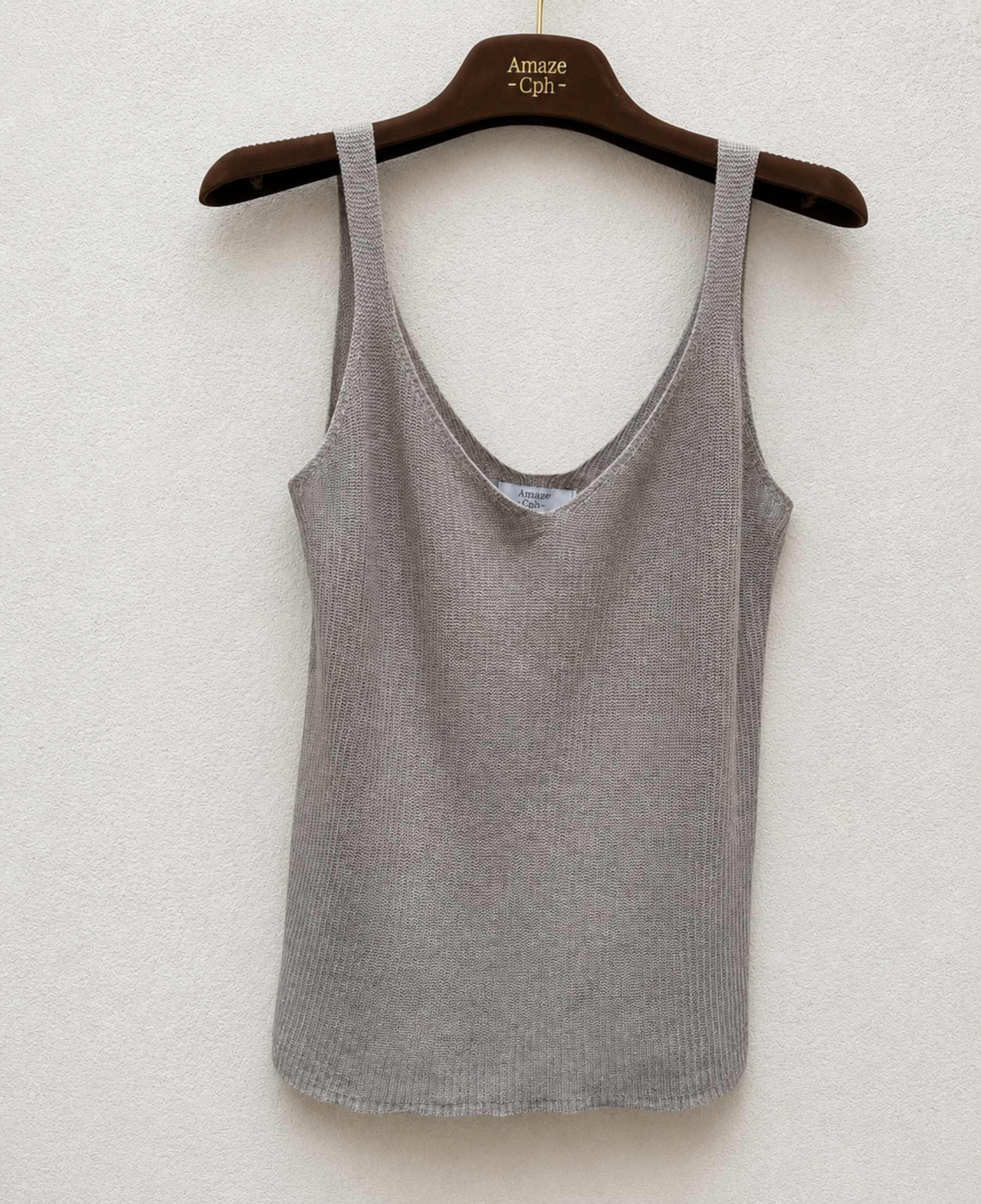 AMAZE CPH - ELLE STRIKKET TOP FANGO